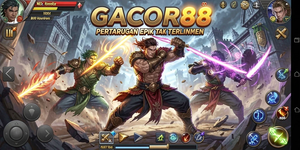 Tampilan gameplay GACOR88 yang seru dan menegangkan.