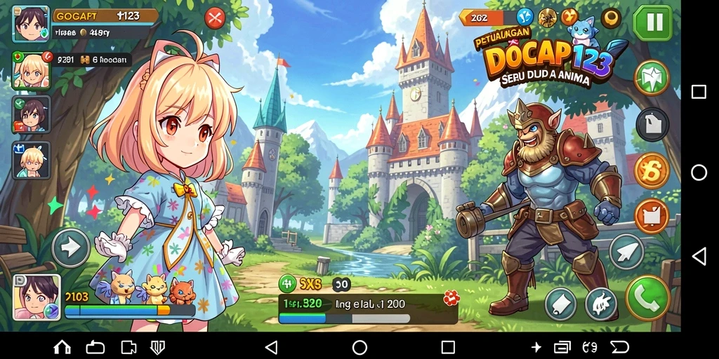Gameplay menarik GOCAP123 dengan karakter Anime yang menawan.