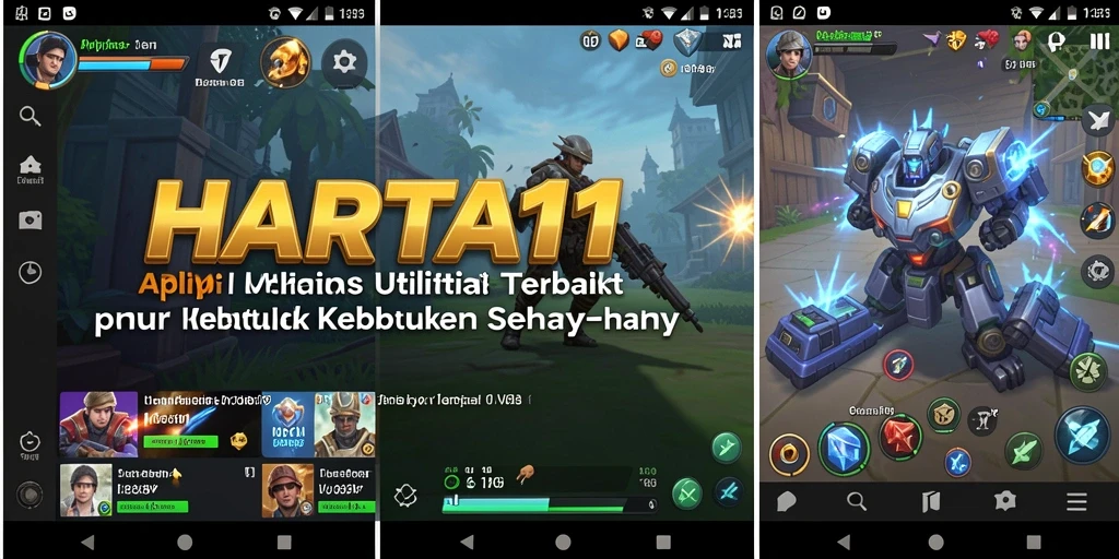 Screenshot HARTA11 menampilkan antarmuka intuitif dan fitur-fitur unggulan untuk utilitas.