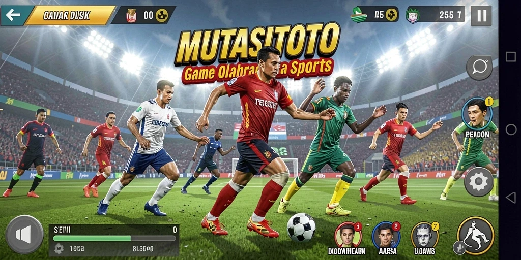 Tangkapan layar utama dari gameplay olahraga yang seru di MUTASITOTO.