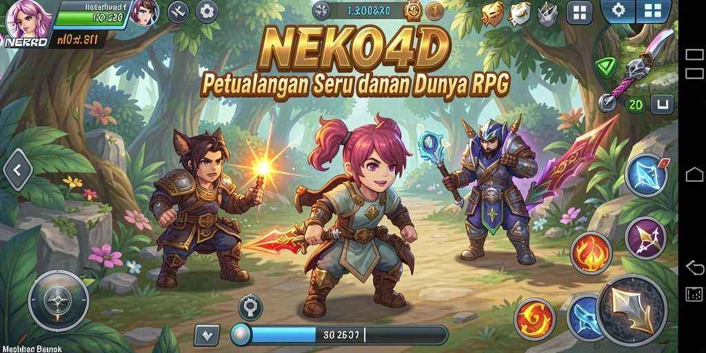 Gameplay seru NEKO4D yang penuh petualangan RPG.