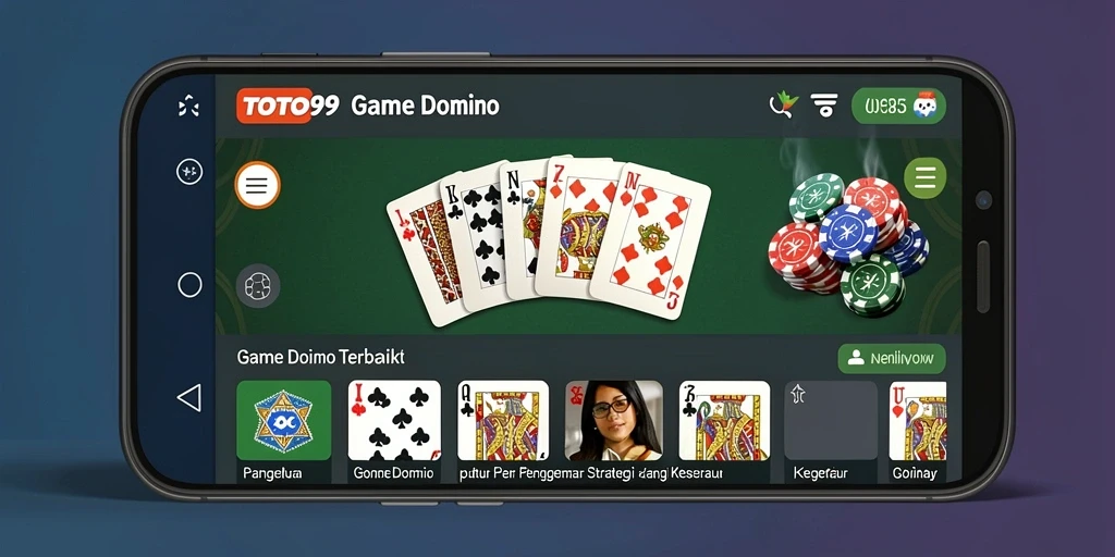 Screenshot utama TOTO99 menunjukkan gameplay Domino yang seru.