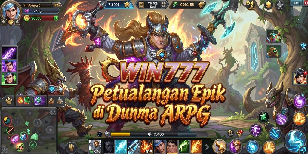 Tampilan gameplay ARPG yang mendebarkan dan penuh aksi.